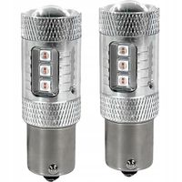 Żarówki LED P21W BA15s Do Czerwonych Kloszy USA Mocne Do Kierunkowskazu