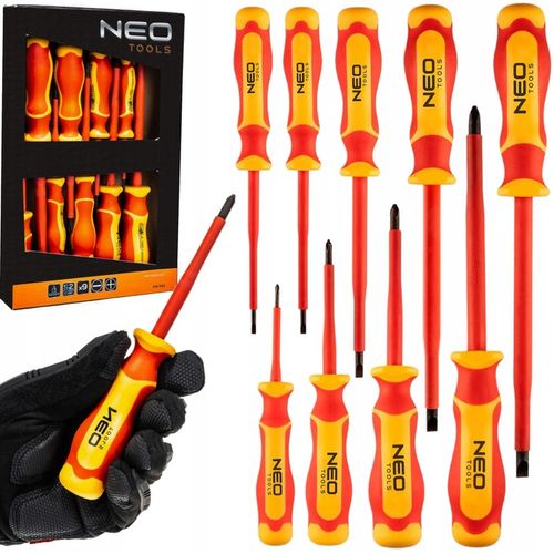 Zestaw wkrętaków śrubokrętów 1000V, 9 szt., NEO 04-143 na Arena.pl