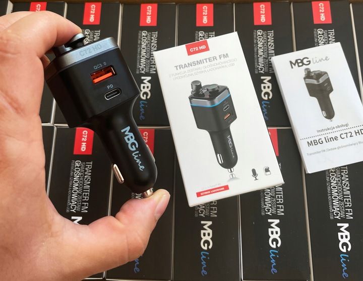 Transmiter FM Bluetooth 5.0 ładowarka QC 4.0 PD20W zdjęcie 6