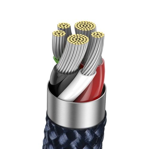 explorer series kabel przewód usb-c iphone lightning 20w 1m niebieski na Arena.pl