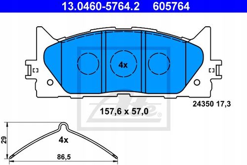 TARCZA HAM PRZOD 296X28 V ATE na Arena.pl