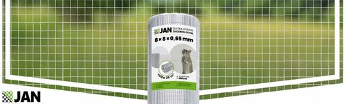 Siatka przeciw Gryzoniom Hodowlana Na Woliery Zgrzewana ocyn 8x8x0,65 25m2 na Arena.pl