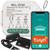 STEROWNIK DO BRAMY GARAŻOWEJ WJAZDOWEJ PRZEKAŹNIK WIFI TUYA + CZUJNIKI