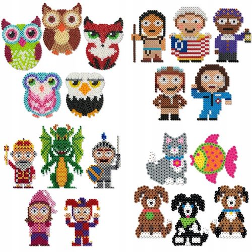 Koraliki Do Prasowania Szablony Prasowanka Zestaw Szablony Kuferek Brelok na Arena.pl