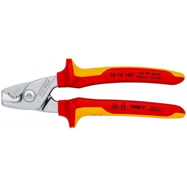 STEPCUT NOŻYCE DO KABLI VDE 160MM KNIPEX zdjęcie 3