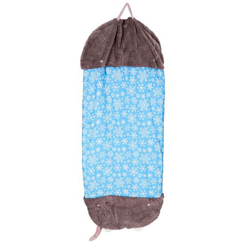 Śpiwór Turystyczny Mumia Dziecięcy do Spania dla Dzieci Lekki 2w1 Poduszka na Arena.pl