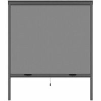Moskitiera Moustikit Szary Aluminium Okna 125 x 145 cm