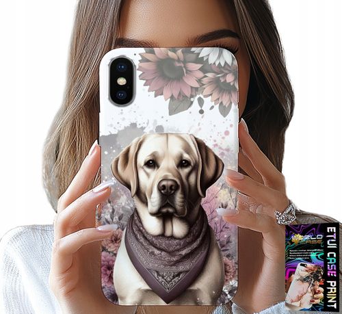 ETUI DO IPHONE XS MAX - PIESEK PIESKI HUSKY PSIE WZORY + SZKŁO na Arena.pl