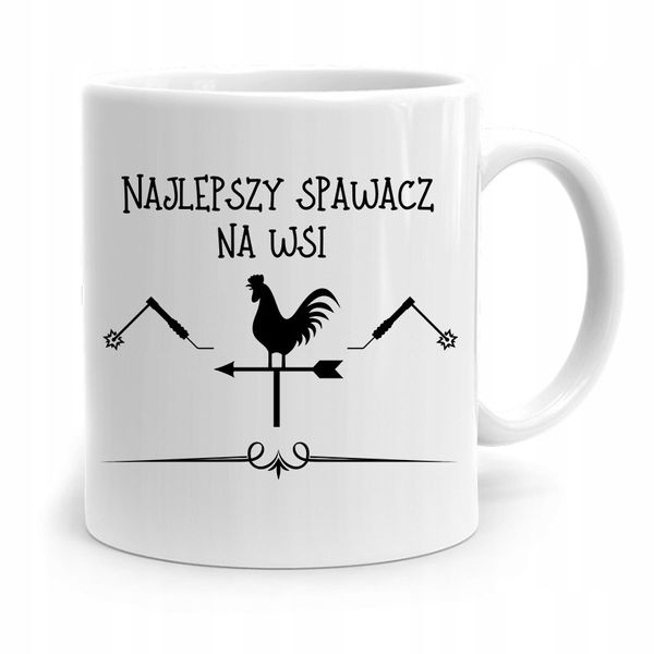 Kubek Prezent Spawacza Najlepszy Spawacz Na Wsi Z Nadrukiem Ze Zdjęciem zdjęcie 1