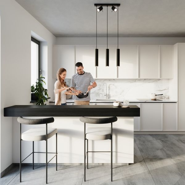 Lampa wisząca RING 3 czarny zdjęcie 5