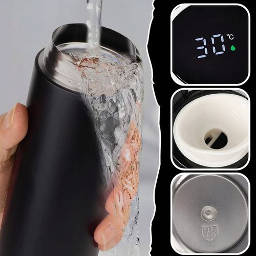 KUBEK TERMICZNY TERMOS Z USTNIKIEM NA KAWĘ HERBATĘ DO SAMOCHODU 420 ML LED na Arena.pl