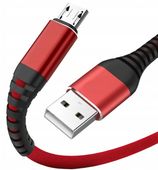 kabel micro usb mocny przewód pleciony ładowarka szybkie ładowanie 2m qc3.0