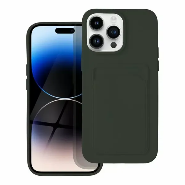 Futerał CARD CASE do IPHONE 14 PRO MAX zielony zdjęcie 1