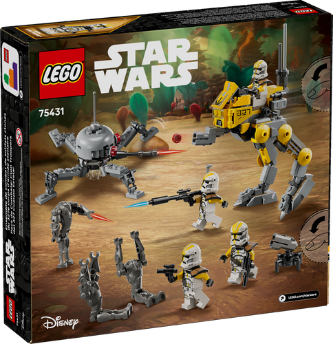 LEGO Star Wars Zestaw bitewny - żołnierze-klony z 327 korpusu galaktycznego 75431 na Arena.pl