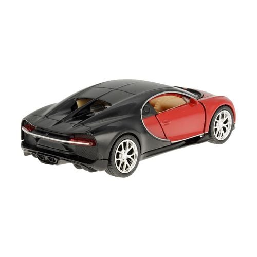 Model 1:34 Bugatti Chiron, czerwono-czarny na Arena.pl