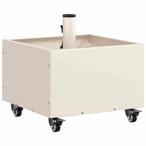 Podstawa Parasolowa z Donicą Biały 45 x 45 x 45 cm Stal na Arena.pl