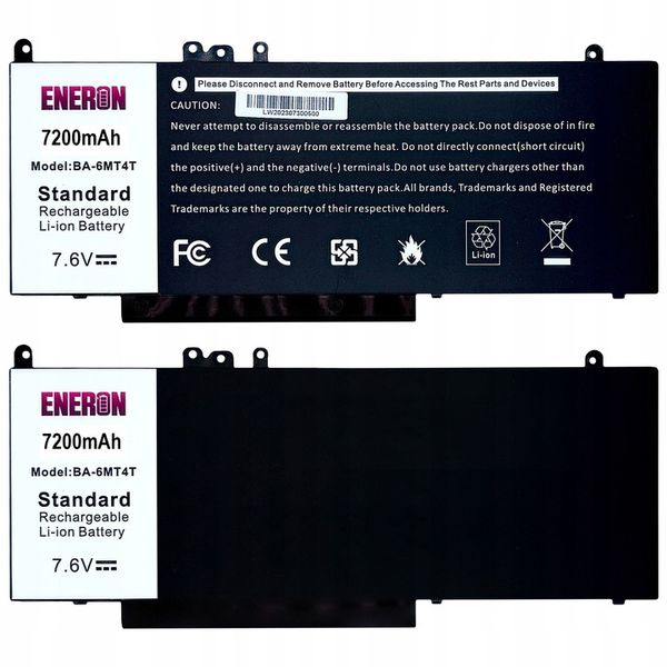 Bateria do DELL E5270 E5470 E5570 6MT4T zdjęcie 3