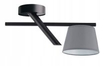 Lampa sufitowa szara nowoczesna do salonu sypialni przedpokoju OLE 1 XX