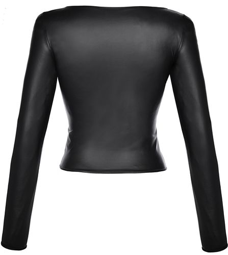 Bluzka/Blouse V-9180 czarny M na Arena.pl