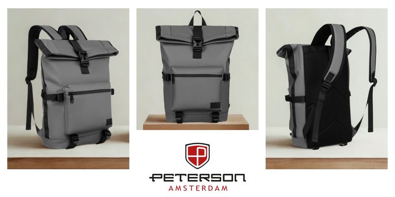 plecak miejski ptn nairobi-9121 gray zdjęcie 2