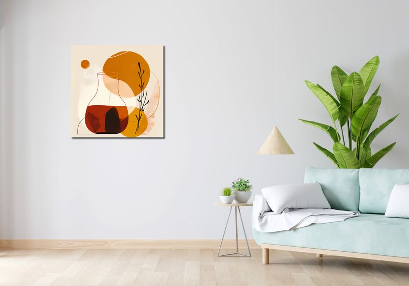 Obraz 70x70cm Esej o Barwach zdjęcie 2