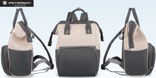 plecak materiałowy ptn jmb-01-6765 cream gray na Arena.pl