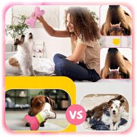 6 SZT ZABAWEK DLA PSA MAŁEGO SZCZENIĄT ZABAWKI GRYZAK KOŚĆ SZARPAK RÓŻOWE