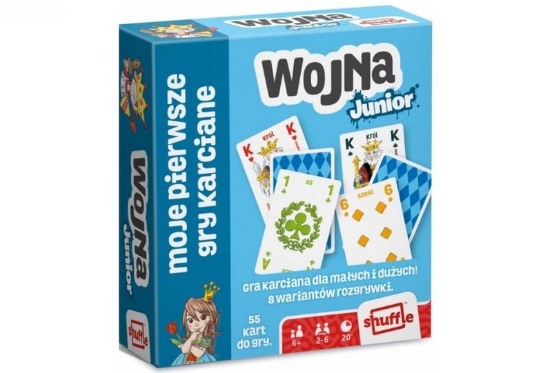 KARTY DO GRY WOJNA JUNIOR 10006699 zdjęcie 1