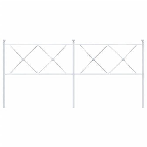 Metalowe wezgłowie, białe, 180 cm na Arena.pl
