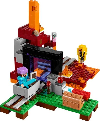 Lego Minecraft Portal do Netheru na Arena.pl