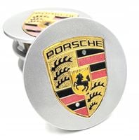 PORSCHE DEKIELKI na felgi zaślepki felg KAPSLE kołpaczki PORSCHE 76mm 4 szt