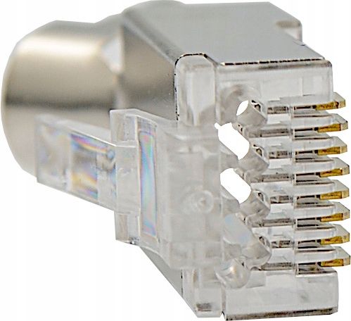 Wtyki RJ45 przelotowy kat 7 FTP pass through 10szt na Arena.pl