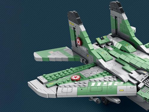 DLA DZIECI ZESTAW KLOCKI  SAMOLOT MYŚLIWSKI na Arena.pl