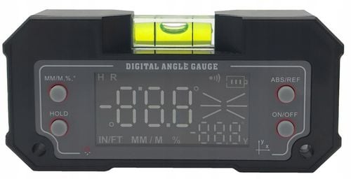 POZIOMNICA ELEKTRONICZNA CYFROWA 4x90° MAGNETYCZNA Z KĄTOMIERZEM na Arena.pl