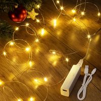 Łańcuch świetlny z możliwością ładowania, 5 m, 50 diod LED