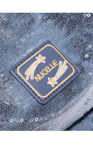 Błyszczący niebieski plecak na Arena.pl