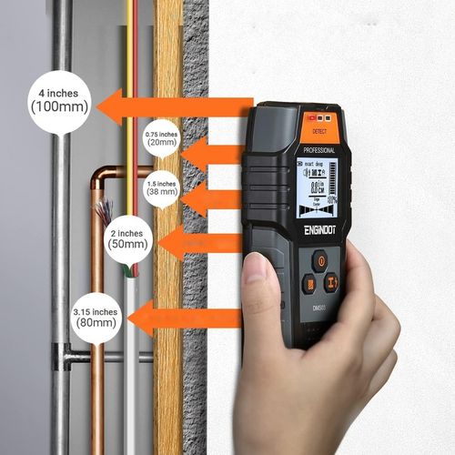 WYKRYWACZ DETEKTOR PRZEWODÓW KABLI METALI W ŚCIANIE DREWNA METALU + BATERIA na Arena.pl