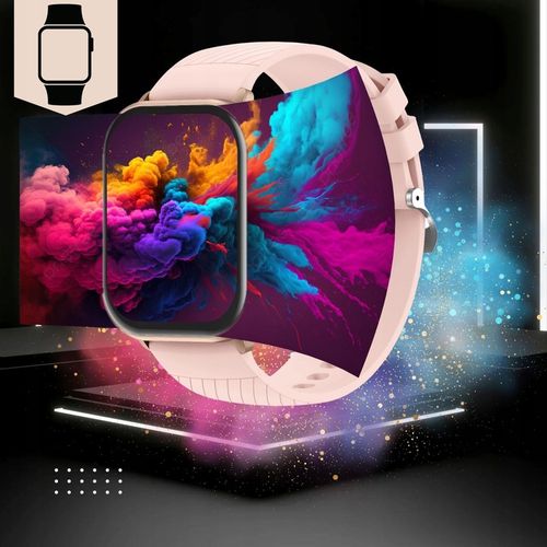 ZEGAREK SMARTWATCH DAMSKI POLSKIE MENU ROZMOWY PULS CIŚNIENIE SPORT 2 PASKI na Arena.pl