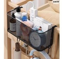 KOSZ KOSZYK ORGANIZER METALOWY ZAWIESZANY NA DRZWI PÓŁKA WISZĄCA HACZYKI