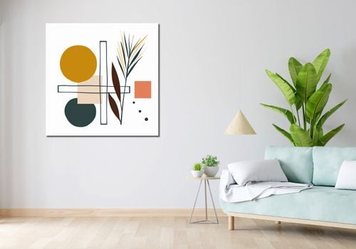 Obraz 100x100cm Ogród Symetryczny na Arena.pl