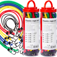 2X ZESTAW 12 LINEK GUM DO MOCOWANIA BAGAŻU PASY TRANSPORTOWE HACZYKI