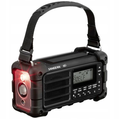 Radio FM outdoorowe DAB + SOLARNE survivalowe Bluetooth DYNAMO latarka IP55 na Arena.pl