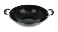 wok czarny z uszami 37x30x9 cm bls-146