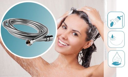 DŁUGI Wąż prysznicowy WYTRZYMAŁY bezskrętny 2m LARK-SOHO-2.200 na Arena.pl