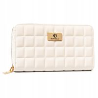 Portfel damski elegancki mały portfelik pikowany Rovicky prezent dla niej