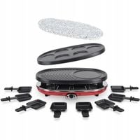 Grill elektryczny 4w1 do Raclette H.Koenig RP418 1500 W 3 płyty i 8 patelni