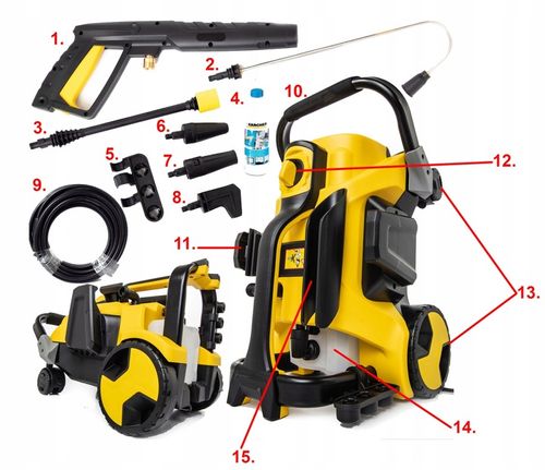 MYJKA CIŚNIENIOWA L7 250BAReW + PŁYN KARCHER 0,5L TURBO DYSZA LANCA MOCNA na Arena.pl