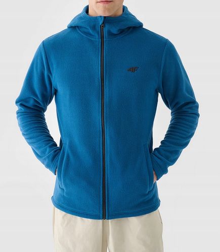 4F POLAR BLUZA POLAROWA Z KAPTUREM ROZPINANA NIEBIESKA M290 r. M na Arena.pl