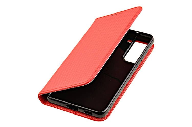 Etui Smart do Samsung Galaxy S21 FE czerwony zdjęcie 1