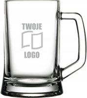 Kufel grawerowany reklama firmy ELEGANCKI komplet